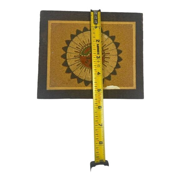 The Great God Spirit Vtg Native American Wall Art Sand Painting Albuquerque NM - Picture 6 of 7